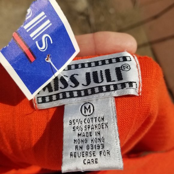 Miss Juli 90's Vintage Leotard- Size M- NEW with tag from Marshalls - Picture 3 of 5